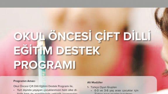 Yurtdışı Türkler ve Akraba Topluluklar Başkanlığı Okul Öncesi Çift Dilli Eğitime Destek Programı