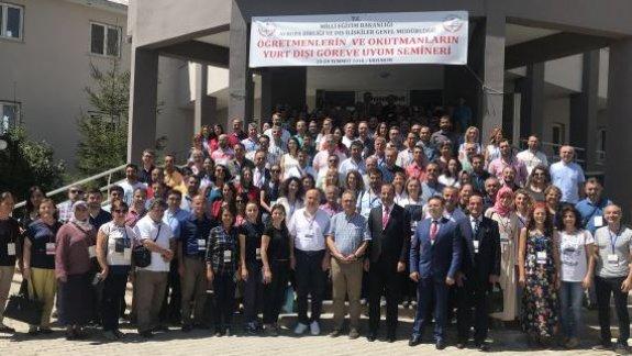 Öğretmenlerin ve Okutmanların Yurt Dışı Göreve Uyum Semineri 23-29 Temmuz 2018 Tarihlerinde Erzurumda Gerçekleşti.