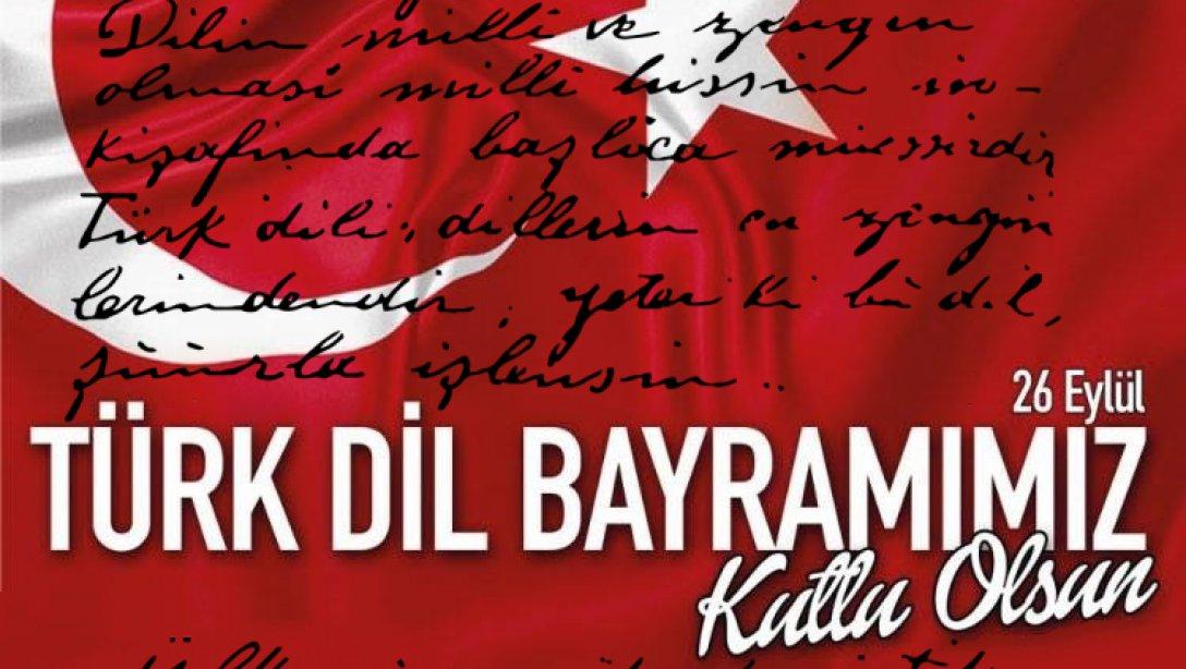 Ataşemizin Türk Dil Bayramı Mesajı