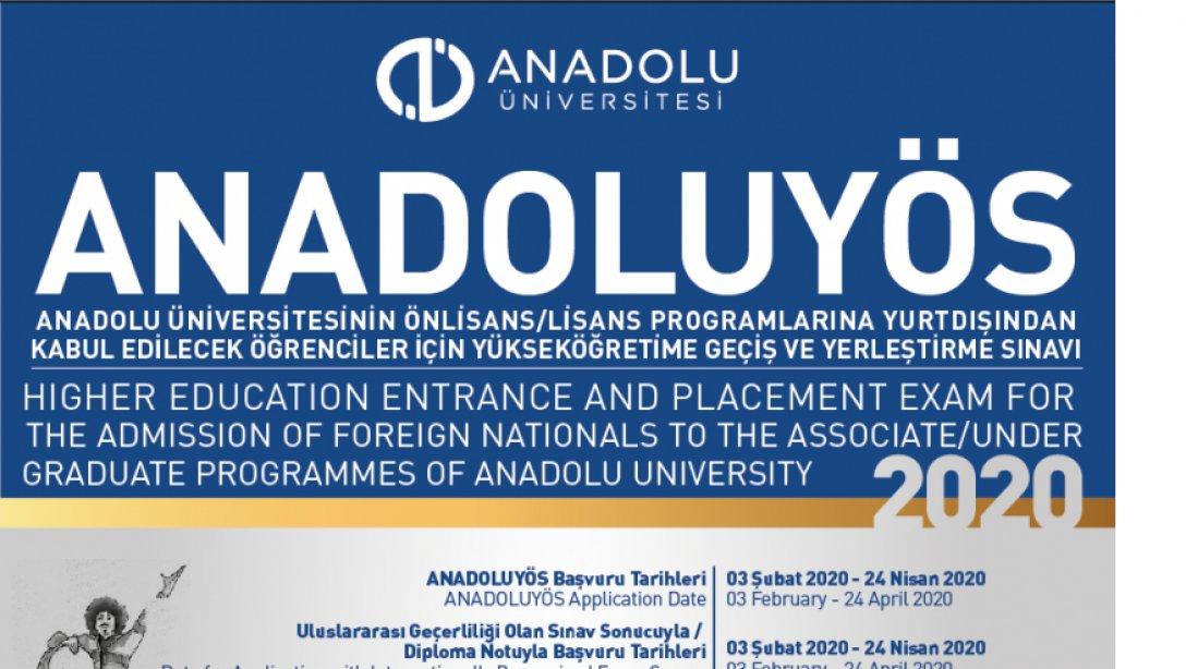 Anadolu Üniversitesi YÖS 2020 Sınavı