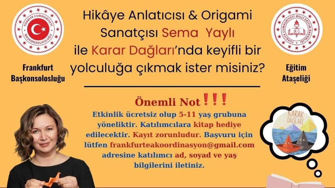 Sema Yaylı ile Hikâye Anlatıcılığı & Origami